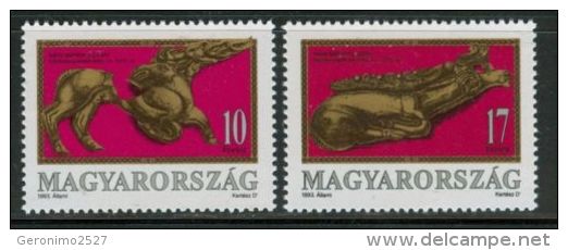 HUNGARY 1993 ARCHEOLOGY Scythian ARTEFACTS - Fine Set MNH - Nuevos