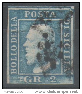 Sicilia 1859 - 2 Grana - Firmato/signed    (g4635) - Sicilië