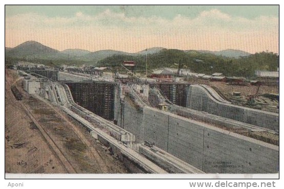 CONSTRUCTION DU CANAL (.TRES BELLE VUE  ) - Panama