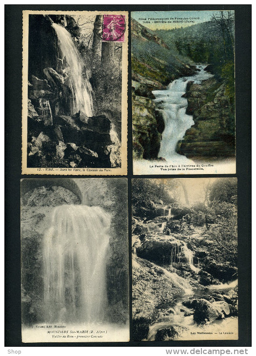 CASCADES - WATERFALLS - LOT DE 1655 CARTES DIVERSES  - COLLECTION PERSONNELLE - DETAIL DANS LA DESCRIPTION - 500 CP Min.