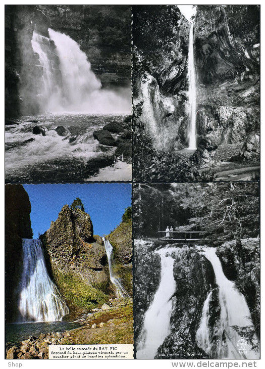 CASCADES - WATERFALLS - LOT DE 1655 CARTES DIVERSES  - COLLECTION PERSONNELLE - DETAIL DANS LA DESCRIPTION