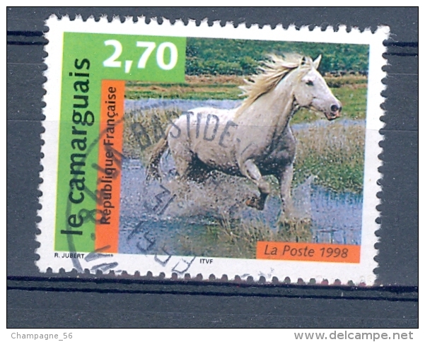 VARIÉTÉS 1998 N° 3182  LE CAMARGUAIS 31 . ? . 1998  OBLITÉRÉ YVERT TELLIER 0.50 € - Used Stamps