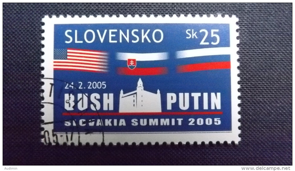 Slowakei 507 Oo/used, Russisch-amerikanisches Gipfeltreffen, Bratislava - Neufs