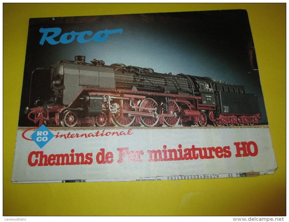 ROCO/ Chemins De Fer Miniatures HO/Roco International /Dépliant/ Version Française/Salzburg/Autriche  /1979       VOIT35 - Otros & Sin Clasificación