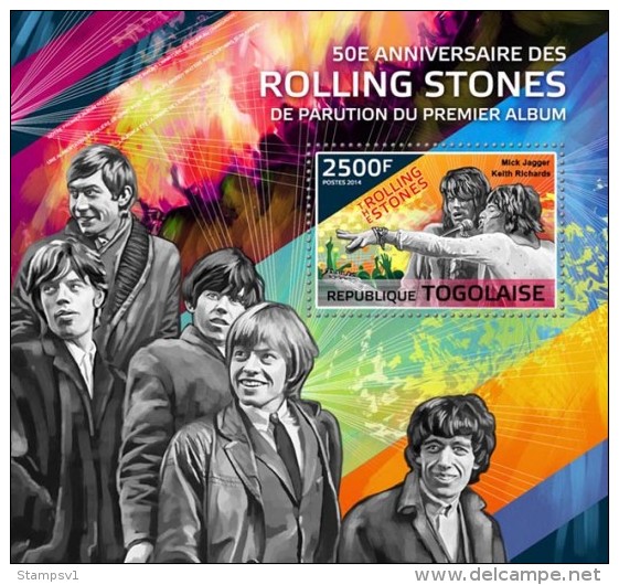 Togo. 2014 Rolling Stones. (418b) - Singers