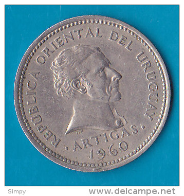 URUGUAY - 1 Peso 1960 - Uruguay