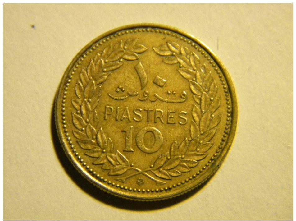 LIBAN - 10  PIASTRES 1970. - Liban