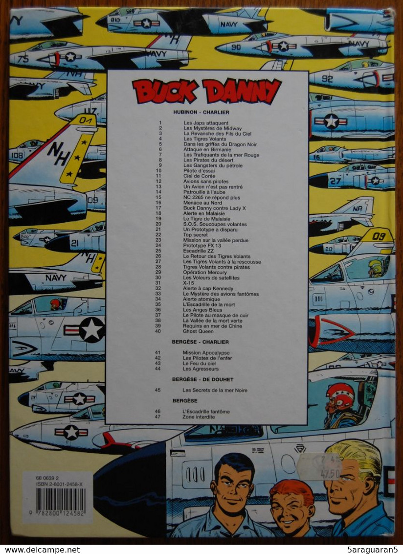 BD BUCK DANNY - 47 - Zone Interdite - EO 1998 - Buck Danny