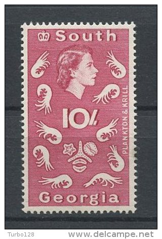 GEORGIE SUD 1963 N° 22 ** Neuf = MNH Superbe Cote 60 € Faune Planctons Fauna Animaux - Géorgie Du Sud