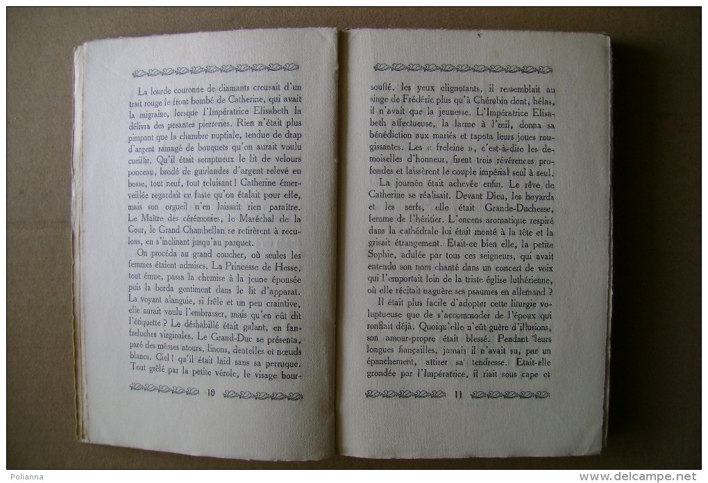 PCI/17 Lucien Murat LA VIE AMOUREUSE De La Grande CATHERINE De Russie Flammarion 1927 - Old