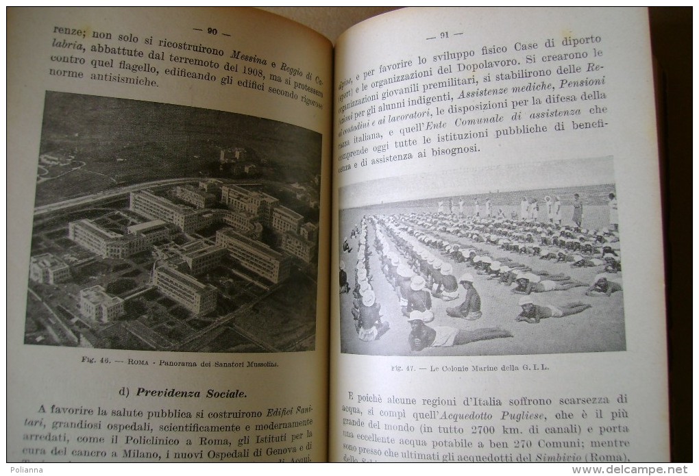 PCI/37 S.Grande TERRARUM ORBIS Paravia 1939/Alassio/Napoli/Autos Trada Brescia-Bergamo/Transatla Ntico "Rex"/Littoria - Histoire, Philosophie Et Géographie