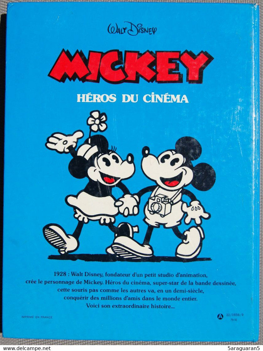 BD MICKEY - Mickey Héros Du Cinéma - EO 1979 Hachette - Disney