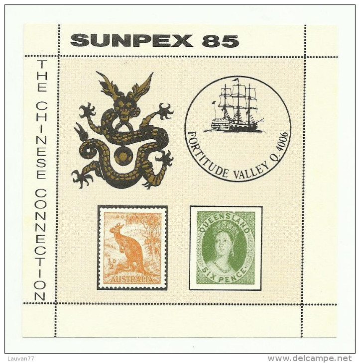 Australie Cinderella Sunpex 85 - Werbemarken, Vignetten