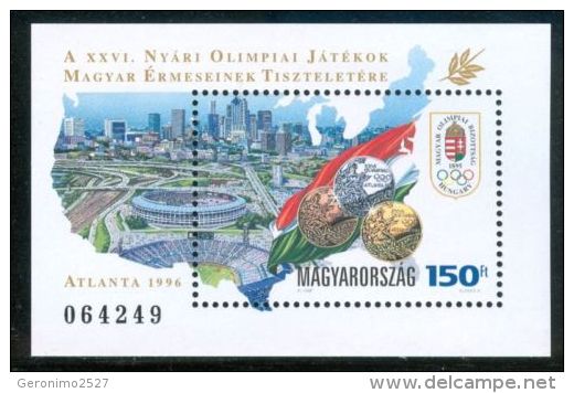HUNGARY 1996 SPORT Summer Olympic Games ATLANTA - Fine S/S MNH - Unused Stamps