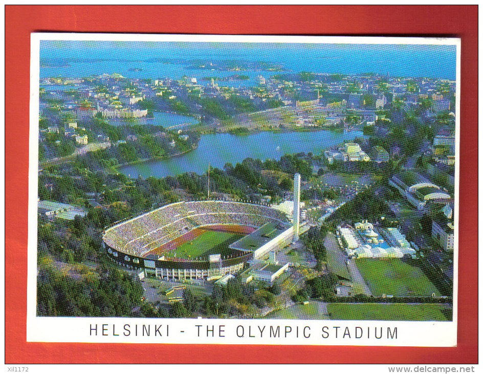 FODI-09 Helsinki The Olympic Stadium  Football Calcio Fussball Soccer  Circulé Sous Enveloppe... - Finlande