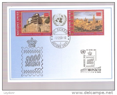 World Heritage, Spain Type - 2000  MONACO - Lettres & Documents