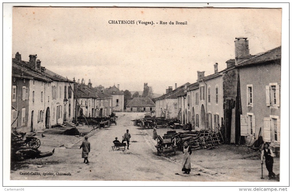 88 - Chatenois - Rue Du Breuil  - Editeur: Castel Collin - Chatenois