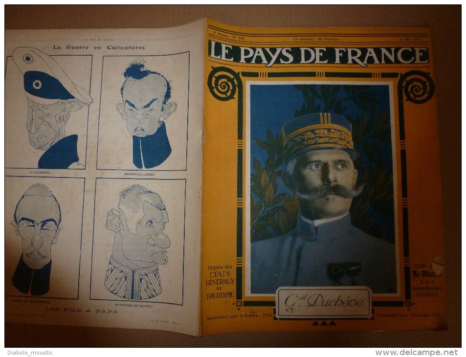 1917 LPDF: L 'Art Français à BARCELONE ; Nos Tirailleurs ; CAMEROUN ; Vauxrot ; Cuffies ; Vailly ; Condé - French