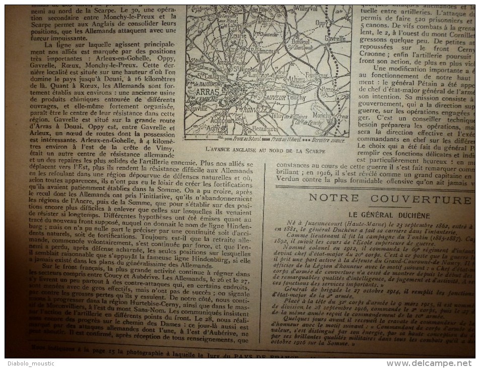 1917 LPDF: L 'Art Français à BARCELONE ; Nos Tirailleurs ; CAMEROUN ; Vauxrot ; Cuffies ; Vailly ; Condé - Französisch