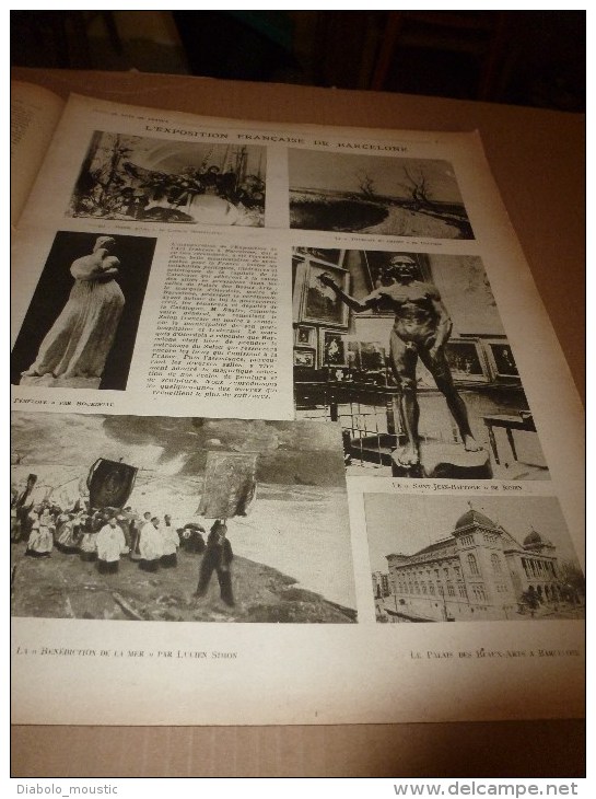 1917 LPDF: L 'Art Français à BARCELONE ; Nos Tirailleurs ; CAMEROUN ; Vauxrot ; Cuffies ; Vailly ; Condé - Français