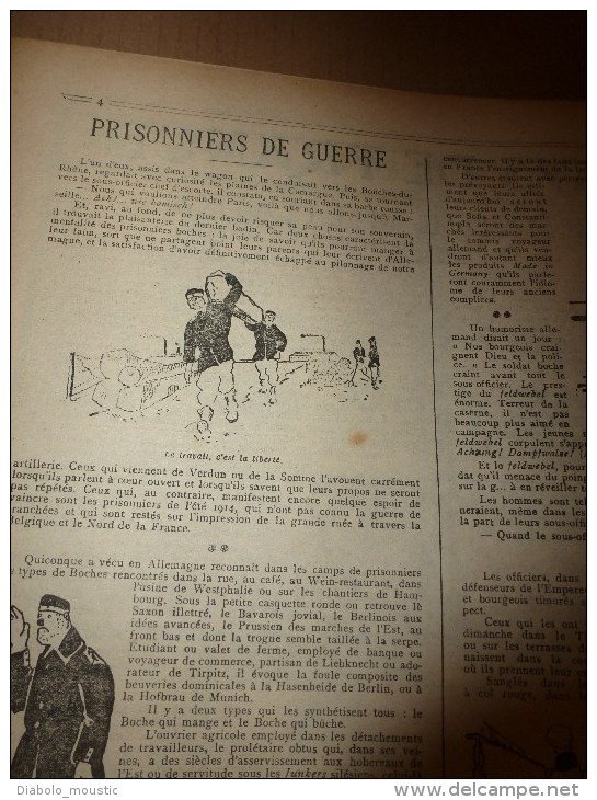 1917 LPDF:Mort-Homme;PRISONNIERS De GUERRE;Laon;Liévin;St-Quentin;Moronvilliers;Aubérive;La Suippe;USA; Explosion TOULON - French