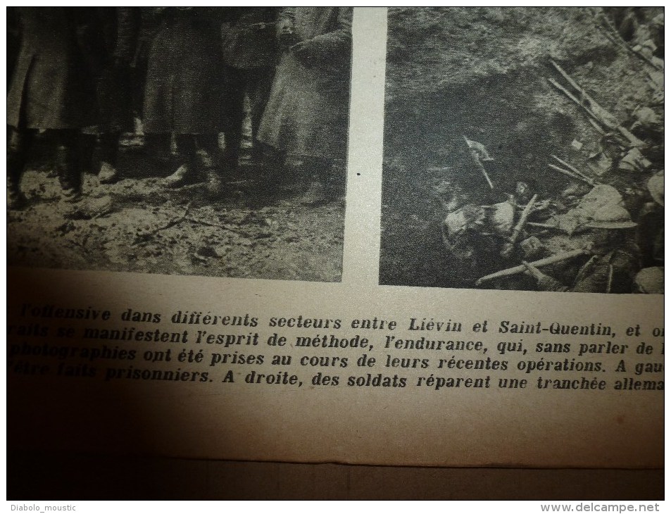 1917 LPDF:Mort-Homme;PRISONNIERS de GUERRE;Laon;Liévin;St-Quentin;Moronvilliers;Aubérive;La Suippe;USA; Explosion TOULON