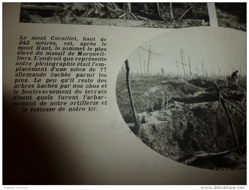 1917 LPDF:Mort-Homme;PRISONNIERS de GUERRE;Laon;Liévin;St-Quentin;Moronvilliers;Aubérive;La Suippe;USA; Explosion TOULON