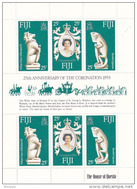 Fiji 1978 Coronation Sheetlet  MNH - Fiji (1970-...)