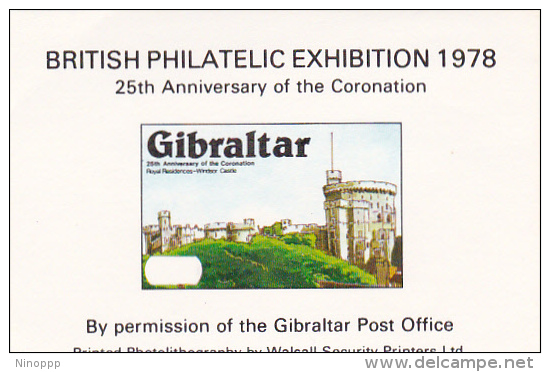 Gibraltar 1978 25th Anniversary Of Coronation Souvenir Sheet MNH - Gibraltar