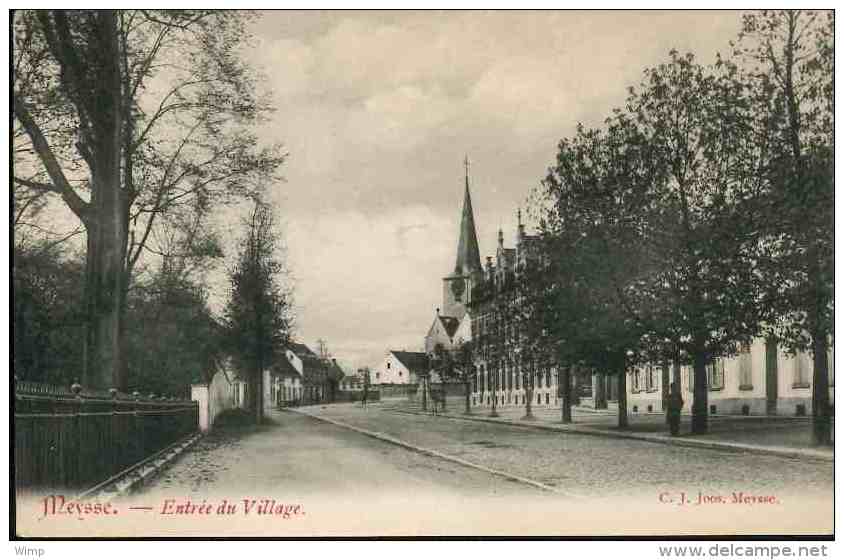 Meise - Entrée Du Village / Zeer Mooi Panorama- Beeld /  Kaart In "nieuwe Staat" - Meise