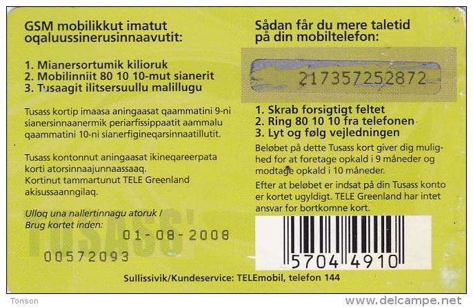 Greenland, PRE-GRL-1008, 100 Kr, Lady And Binoculars, 2 Scans   Expiry 01-08-2008.  Please Read. - Groenlandia