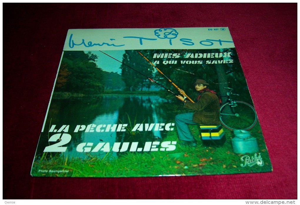 AUTOGRAPHES SUR DISQUE 45 TOURS °  HENRI TISOT - Autogramme