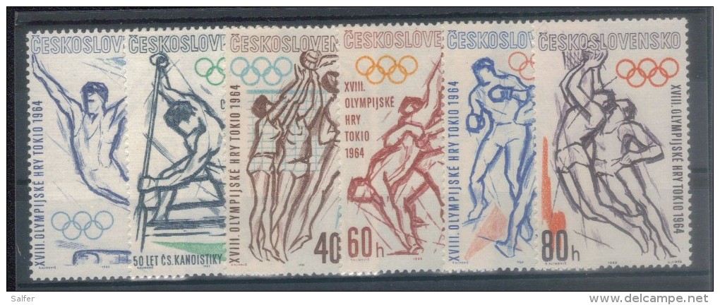 CECOSLOVACCHIA  1963  GIOCHI OLIMPICI  TOKYO  - MNH - Summer 1964: Tokyo