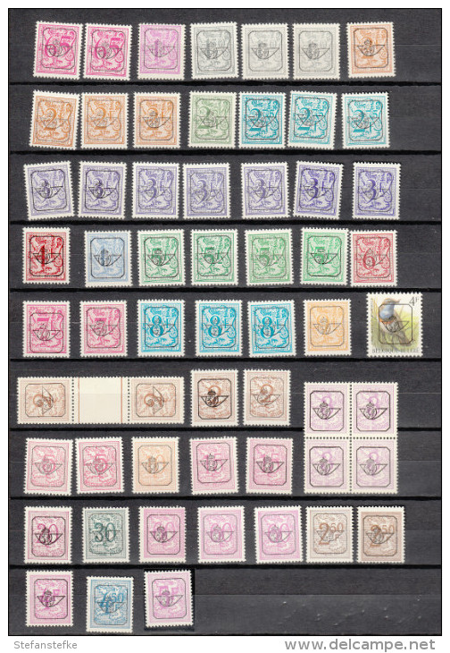 Belgie - Belgique : Ocb Nr :  LOT PREO **   (zie  Scan) - Typo Precancels 1967-85 (New Numerals)