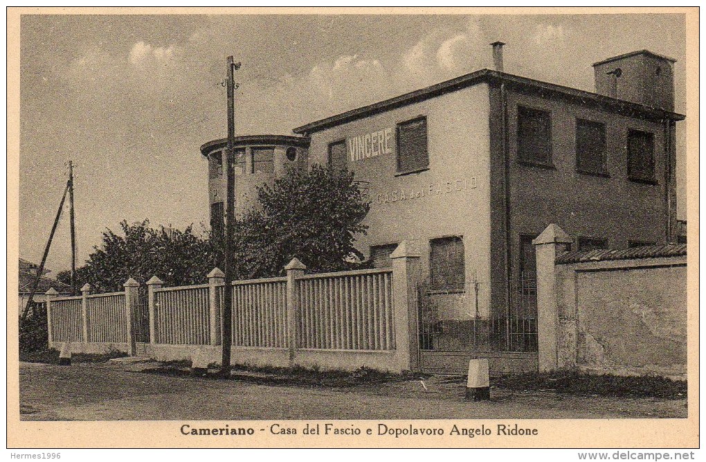 CAMERIANO      NOVARA      Casa    Del    Fascio - Novara