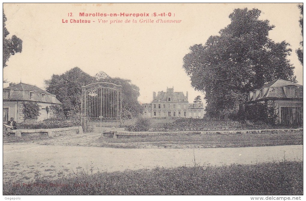 MAROLLES EN HUREPOIX - Le Chateau - Vue Prise De La Grille D´honneur - Other & Unclassified