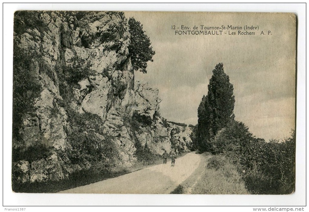 Ref 194 - FONTGOMBAULT - Les Rochers (environs De Tournon-Saint-Martin ) - Otros & Sin Clasificación