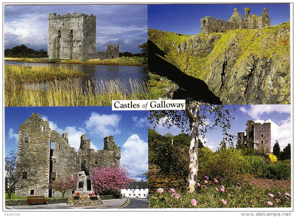 Castles Of Galloway: Threave Castle, Dunskey Castle, Castle Kennedy & MacLellan's Castle - Scotland - Dumfriesshire