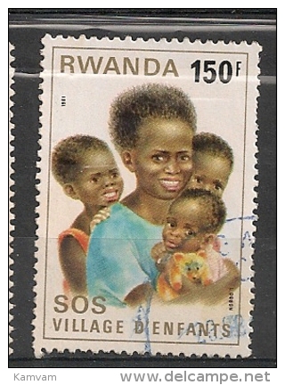 RWANDA 1045 Used Oblitéré - Usados