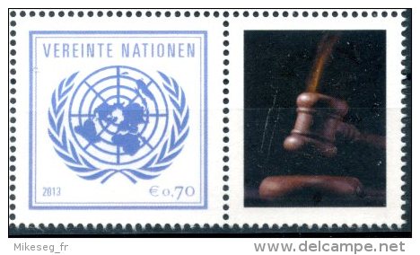 ONU Vienne 2013 - Détaché De Feuille De Timbres Perso - PANAMA -10 Years Of UNCAC Conférence Contre La Corruption ** - Ungebraucht