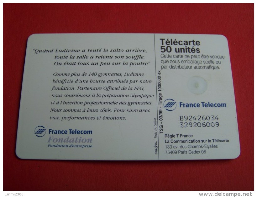 Telefonkarte Frankreich / T2G - 03/99  Gebraucht    ( B - 1 ) - 1999