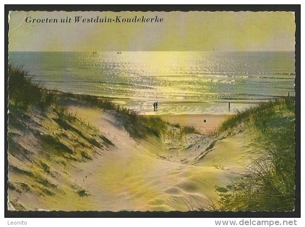 KOUDEKERKE Westduin Strand Zeeland Vlissingen 1965 - Vlissingen