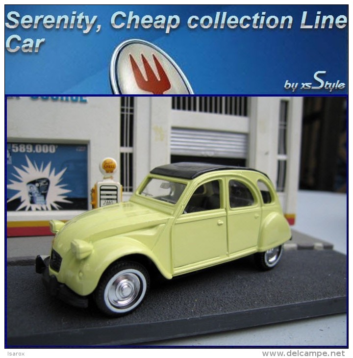 Neuf Citroen 2CV Canari Guisval Espagne 1/32 Citroën 2 CV - Scale 1:32