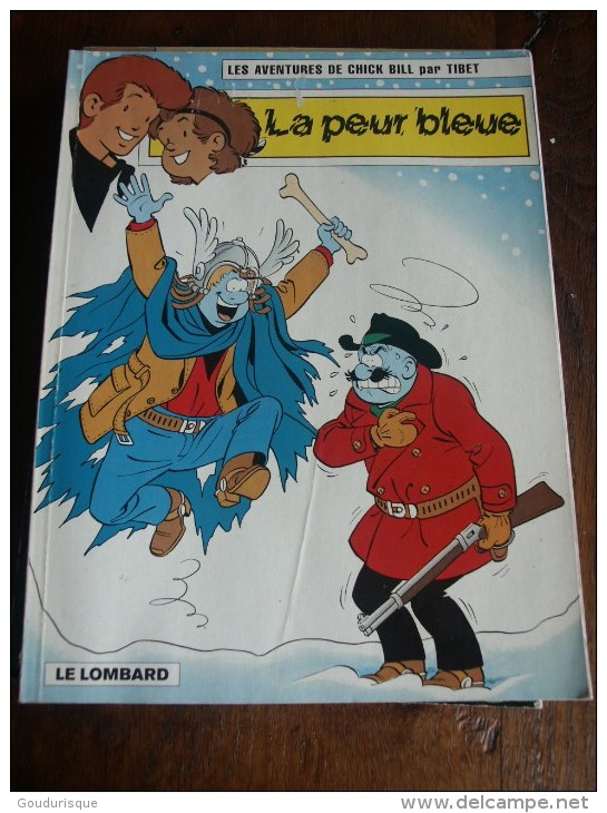 CHICK BILL T48 LA PEUR BLEUE ALBUM SOUPLE PUBLICITAIRE FINA  TIBET - Chick Bill