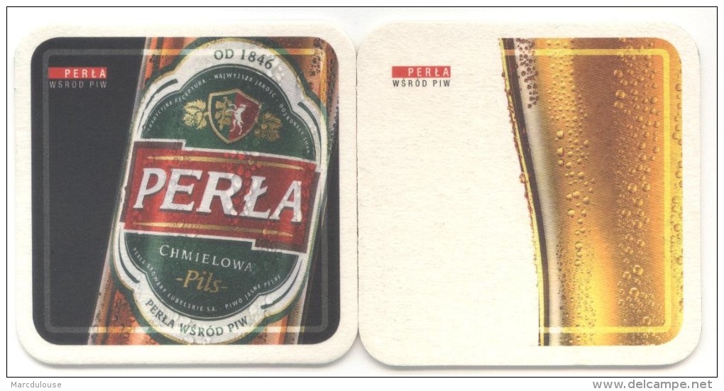 Polska. Poland. Pologne. Polen. Perla. Wsrod Piw. Od 1846. Chmielowa. Pils. - Beer Mats