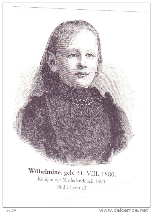 Wilhelmine - Königin Der Niederlande - Other & Unclassified