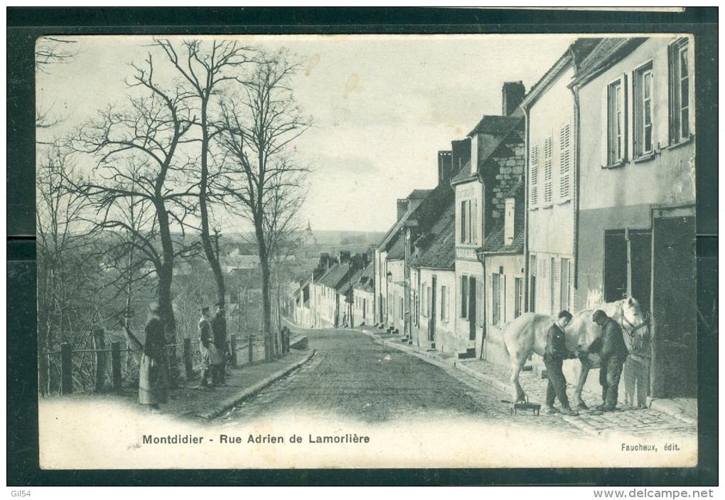 MONTDIDIER RUE ADRIEN DE LAMORLIERE ( MARECHAL FERRANT )  -  Eah21 - Montdidier