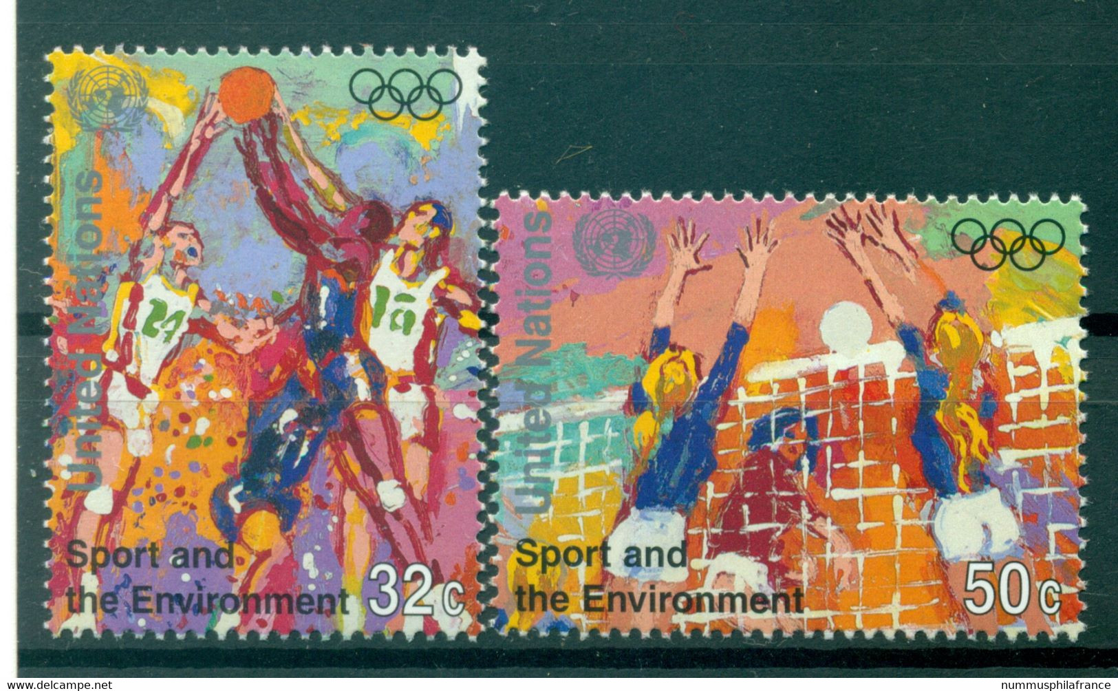 Nations Unies New York 1996 - Michel N. 716/17 -  Sport Et Environnement - Unused Stamps