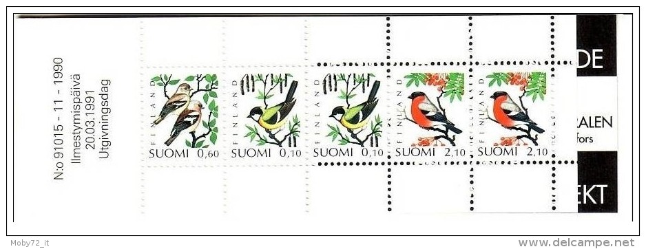 Finlandia - 1991 - Nuovo/new - Uccelli - Libretto/Booklet - Mi MH 28 - Carnets