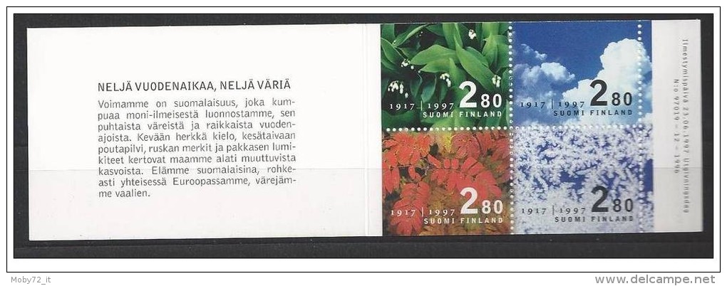 Finlandia - 1997 - Nuovo/new - Indipendenza - Libretto/Booklet - Mi MH 47 - Carnets